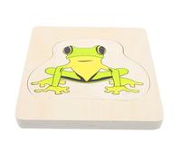 Kisangel Puzzle in Legno Educativo Animali con Colorazione Vivace Portatile per Ragazzi e Ragazze Stimola la Intelligente e Genitore Figlio