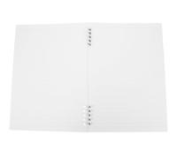 Kisangel Quaderno ad Anelli B5 per Studenti, Fogli a Righe e Quadretti | Portatile e Facile da Usare, Carta e Pp, Bianco, per Scuola e Appunti Quotidiani
