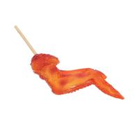 Kisangel Realistico Simulazione Alette di Pollo Ripiene per Decorazione Cucina e Bbq Alimento Artificiale per Vetrine e Foto Menù