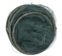 Kisangel Rete da Pesca Pieghevole Portatile in Nylon Resistente, Rete per Gamberi e Granchi, Accessorio Versatile per Pesca in Darsena, Stagni e Mare, Diametro 100 Cm e Base 80 Cm