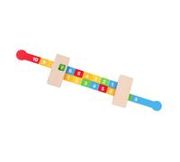 Kisangel Righello Di Risoluzione Digitale Per Bambini in Legno, Giocattolo Educativo Per Apprendere La Matematica, Coordinazione Occhio-mano, Riutilizzabile, Adatto a Scuola e Casa