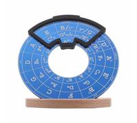 Kisangel Ruota delle Quinte per Chitarra Base Allenatore Portatile per Accordi e Teoria Musicale Strumento Didattico per Principianti e Musicisti Accessorio per Esercizi e Insegnamento