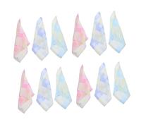 Kisangel Salvietta Assorbente Per Ragazzo Ragazza 100% Cotone Panno Antiruttino Multiuso Per Ragazzo Ragazza Piccoli Set Da 12 Pezzi Colori Misti Salvietta Di Cotone Per Bava e Mani