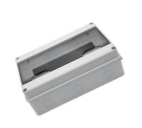 Kisangel Scatola Dell’Interruttore Automatico Esterna in Plastica Resistente alle Intemperie Coperchio Scatola Elettrica Piccola per Distribuzione Energia in Ambienti Industriali Uffici