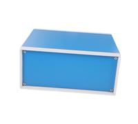 Kisangel Scatola di Giunzione in Alluminio per Progetti Elettronici Custodia Versatile e Facile da Installare Contenitore Elettrico Stabile e Esteticamente Pulito Adatta per Montaggio