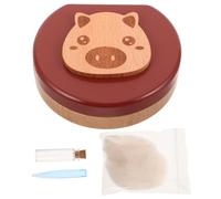Kisangel Scatola porta-denti in legno, porta-denti per bambini, contenitore per conservare i primi dentini per bambini e bambine.