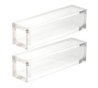 Kisangel Scatola Trasparente per Dadi in Acrilico Magnetica, Contenitore Compatto per Conservazione e Organizzazione Dadi da Gioco, Set da 2 Pezzi per Uso Domestico da Viaggio