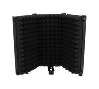 Kisangel Schermo Antivento per Microfono Pieghevole in Materiale Stabile, Filtro Anti-pop e Pannello Isolante Acustico per Registrazione in Studio e Home Studio, Accessorio Professionale