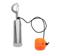 Kisangel Scuba Diving Rattle with Clip Robust Underwater Signal Bell with Nonslip Handle Loud Unique Tone for Safe Deep Sea Alerts