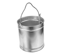 Kisangel Secchio Per Cenere in Ferro Contenitore Per Bruciare Rifiuti Da Giardino Secchio Per Barbecue Secchio Per Stoccaggio Di Materiali Combusti