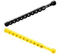 Kisangel Segnapunti per Calcio Balilla 2 Pezzi in Plastica Resistente, Barre Segnapunti Multifunzionali Compatte, Accessori per Giochi da Tavolo e Sala Giochi, Contatori Punteggio