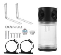 Kisangel Serbatoio Raffreddamento Liquido Trasparente con Tappo e Anello Sigillante Kit Raffreddamento Acqua per Dissipatore Liquid Cooling