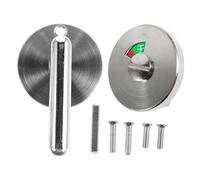 Kisangel Serratura Porta Bagno con Indicatore Verde Rosso Blocco Sicurezza in Metallo Resistente per Wc Pubblici e Uffici Indicatore Occupato per Privacy