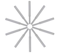 Kisangel Set 10 Pezzi Serrature a Pressione Push-To-Open per Armadietti e Mobili da Cucina Meccanismo Nascosto Chiusura a Scatto Elastica per Porte e Cassetti Metodo Sicuro e Versatile