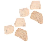 Kisangel Set 2 Pezzi Cunei di Ricambio per Bastone Violino e Violoncello in Plastica Khaki Installazione Comoda e Suono Chiaro per Musicisti Avanzati