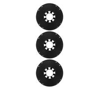 Kisangel Set 3 Bobine per Cavi Elettrici Portatili in Plastica Nera, Avvolgicavo per Prolunga Design Leggero e Spazio Capiente, Organizer per Fili e Cavi Elettrici per Uso Domestico