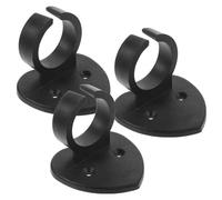 Kisangel Set 3 Clip per Microfono in Plastica a Forma di Cuore, Supporti per Microfono Wireless e Cablati, Clip Fissaggio Piccole Leggere per Scuola, Ufficio e Teatro