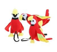 Kisangel Set 3 Pezzi Pappagallo di Peluche da Spalla Pirata, Accessorio Costume Cosplay e Adulti, Giocattolo Leggero per Feste a Tema Pirati