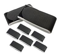 Kisangel Set 8 Pezzi Cinghie di Fissaggio per Snowboard e Sci Cinturini Regolabili per Trasporto Sicuro Accessori Sport Invernali per Protezione e Comodità Durante lo Sci