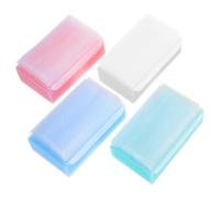 Kisangel Set di 4 spazzole sensoriali per neonati: spugne da bagno sensoriali riutilizzabili per bambini - spazzola morbida e delicata a doppia faccia - piccole spugne per la della pelle per il