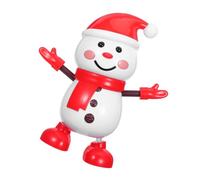 Kisangel Snowman Natalizio Elettronico con e Canto Decorazione Interattiva per Feste Invernali Regalo per Adatto e Auto