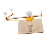 Kisangel Solare in Legno con Base Stabile Gioco Educativo Scientifico DIY per Aiuto Didattico per Comprendere Rotazione Fasi e Stagioni Kit di Apprendimento