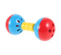 Kisangel Sonaglio da Polso per Ragazzo Ragazza con Doppi Campanellini Gioco Portatile in Plastica per Stimola Coordinazione e Resistenza del Polso per Interazione Colore Colore Casuale