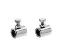 Kisangel Sordina Wolf Tone Per Violino, Set 2 Pezzi in Metallo Argento, Accessorio Per Strumenti Musicali Soppressione Del Tono Irregolare, Facile Da Installare Per Pratica e Performance