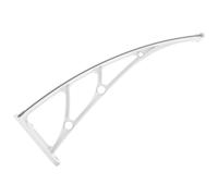 Kisangel Staffa Tettoia in PVC Rinforzata per Pensilina Esterno Supporto per Porte e Verande Accessorio Stabile per Tende da Sole e Tettoie Patio Adatta Vari Stili e Misure