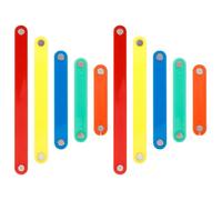 Kisangel Strisce Magnetiche Educative per Set 10 Pezzi per Costruzione Poligoni Geometrici Materiale Didattico per Scuola e Asilo Sviluppo Abilità Matematiche e Spaziali