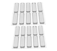 Kisangel Strisce Paraurti Trasparenti Per Porte e Sedie 20 Pezzi, Protezione Angolare Per Mobili in Silicone Antiscivolo, Adesivi Paraurti Murali Per Sicurezza Ragazzo Ragazza e Protezione Pareti