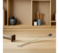 Kisangel Supporto per Asta Portabandiera in Acciaio Regolabile Set 2 Pezzi per Esposizione Bandiere Interne ed Esterne Staffe Antivento per Bandiere in Giardino Ufficio e Istituzioni