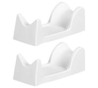 Kisangel Supporto per Elettrica per Unghie 2 Pezzi, Organizer da Tavolo in PVC Bianco, per Manicurista nel Nail Salon Colore Casuale