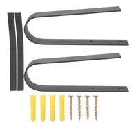 Kisangel Supporto per Skateboard da Parete in Metallo Resistente Gancio Portasci e Snowboard per Deposito al Coperto Montaggio Semplice per Casa e Appassionati di Sport Design