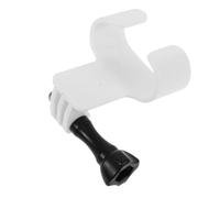 Kisangel Supporto per Telecamera per Maschera Subacquea Bianco in Plastica e Acciaio Inox, Accessorio Stabile per Immersioni e Snorkeling, Set