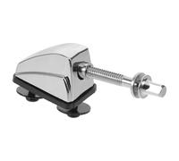 Kisangel Supporto Staffa di Montaggio Cromato per Blocchetto Rullante Hardware per Percussioni con Tirante e Piedini in Gomma Accessori per Batteria per Esibizioni in Bande e Studio