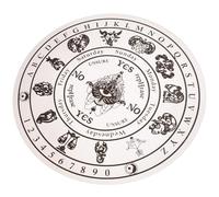 Kisangel Tavola Divinatoria in Legno di Pino Incisioni Intagliate, Accessorio di Divinazione Decorativo per Altare Wiccan, Leggero e Portatile, per Meditazione e Feste a Casa