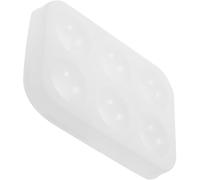 Kisangel Tavolozza Facile da Pulire in Silicone Bianca 6 Scomparti per Pittura ad Acquerello per Artisti e Pittori Professionisti