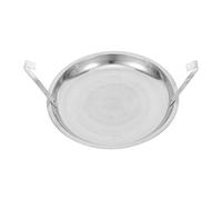 Kisangel Vassoio Portacenere per Barbecue a Carbone in Metallo Resistente alle Alte Temperature, Vaschetta Raccogli Cenere da 27 Cm con Manico per Griglia a Carbone, Accessorio Sicurezza