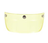 Kisangel Visiera per casco da : visiera parasole di ricambio con fibbia a 3 bottoni automatici in stile retrò, adatta per la guida urbana estiva per garantire la sicurezza.