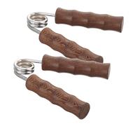 Kisangel Wooden Hand Gripper Strength Trainer Non Skid Grip Fitness Tool For Finger Wrist And Forearm Exercise Durable Multi Function Hand Massage And Strength Device Colore