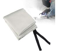 Kisbeibi Coperta per saldatura, in fibra di vetro, tenda ignifuga, protezione per saldatura di sicurezza, coperta per saldatura, offre protezione termica contro scintille e schizzi (1,2 m x 1,8 m)