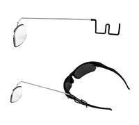 Kisbeibi - Specchio universale per casco da bicicletta, antiurto, per mountain bike, dimensioni: circa 17 x 6 x 3 cm