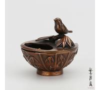 Kisen Eccellente Giapponese Incenso Porta Koro Takaoka The di Sparrow Lingua