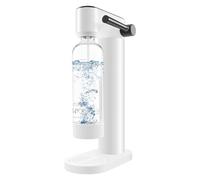 kisidus Gasatori d'acqua Macchina per la soda e l'acqua frizzante con Bottiglia PET da 1 Litro per Gasificazione Domestica senza BPA - Bianco