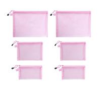 kiskick Astuccio multiuso in rete di nylon con cordino con chiusura a cerniera, rosa