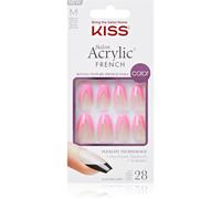 Kiss - Acrylic Nude French Color - Squared Unghie finte 30 g unisex