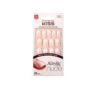 KISS salon acrylic nude french nails - 28 unghie artificiali kan02c