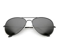 KISS AIR FORCE Occhiali da Sole Uomo Donna - Stile Aviatore in Metallo Sottile con Lenti a Goccia - UV400 & Polarizzate Visione Nitida - Lenti Driving Gialle & Blue Blocker - Look Iconico & Versatile