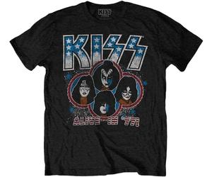 Kiss Alive in '77 Black M Maglietta